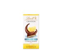 Lindt - Tablette Citron Frappé CRÉATION - Chocolat au Lait, 150g