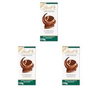 Lindt - Tablette CREATION Entremets Noisette - Chocolat au Lait, 150g (Lot de 3)