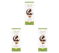 Lindt - Tablette CRÉATION Pâte d'Amande - Chocolat Noir, 110g (Lot de 3)