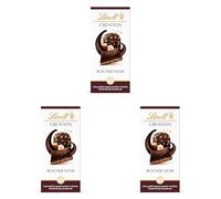 Lindt - Tablette CRÉATION Rocher Noir - Chocolat Noir, 150g (Lot de 3)