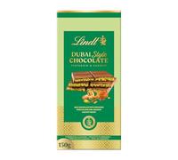 Lindt - Tablette DUBAI STYLE CHOCOLATE - Chocolat au Lait Pistache Kadaif, 150g