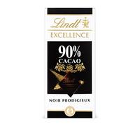 Lindt Excellence Chocolat noir suprême 90 % cacao produit casher 100 g