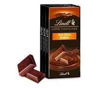 Lindt - Tablette Extra Fondant MAITRE CHOCOLATIER - Chocolat Noir - 110g - Lot de 3