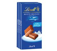 Lindt Chocolat au lait extra fin recette originale - Tablettes de 100g