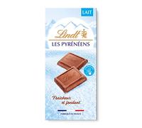 Lindt - Tablette LES PYRENEENS - Chocolat au Lait fondant, 150g