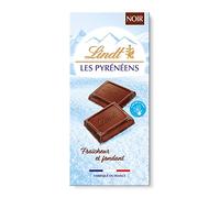 Lindt Tablette LES PYRÉNÉENS Chocolat Noir 150g | Chocolat Lait, Noir • Tablette • Fondant • Moment de plaisir • Frais.