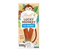 Lindt Tablette LUCKY MONKEY Chocolat Lait Onctueux 100g