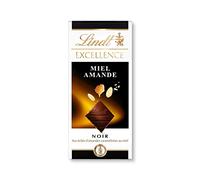 Lindt - Tablette Miel Amande EXCELLENCE - Chocolat Noir - 100g