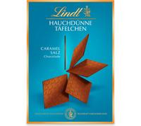 Lindt Tablettes ultrafines Chocolat Caramel et Sel 125g