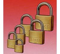 L'Industriel cerrajera Lince 930030 KAC - Cadenas de sécurité 30 mm Arc Court Clé NÑ 3380 lat Lince