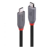 Lindy Câble USB4 240W Type C vers C Anthra Line 40Gbit/s 1,5 m