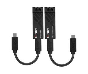 LINDY 100m Fibre Optic USB 3.2 Type C Extender