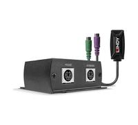 Lindy Extender 100 m PS/2 KM Cat.5e/6 – transmetteur et récepteur, câble rallonge clavier/souris