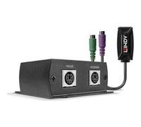 LINDY 100m PS/2 KM Cat.5e/6 Extender - Transmetteur et récepteur - câble de rallonge clavier / souris - jusqu'à 100 m G