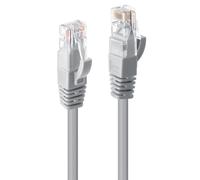 LINDY 10m Cat.6 U/UTP Network Cable, Grey 10m Grey