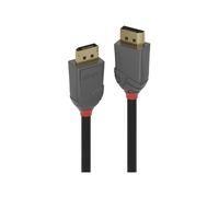 LINDY 10m DisplayPort 1.2 Cable Anthra Line DP Male to Male