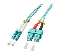 Lindy 10m OM3 LC - SC Duplex câble InfiniBand et à fibres optiques Turquoise