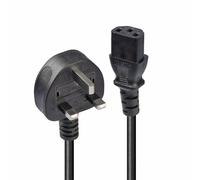 Lindy 30437 câble électrique Noir 10 m Prise d'alimentation type G IEC C13