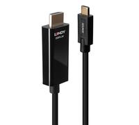 LINDY 10m USB Type C to HDMI 4K60 Adapter Cable with HDR