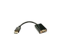 LINDY 15 CM Câble Vidéo Port D'Affichage Mâle À HD-15 VGA Noir