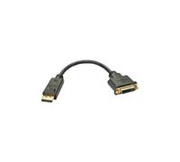 Lindy 41004 câble vidéo et adaptateur 0,15 m DisplayPort DVI-D Noir