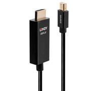 Lindy 1m Active Mini DisplayPort to HDMI Cable with HDR