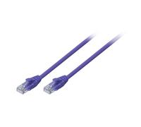 Lindy 1m CAT6 U/UTP Ethernet Cable, Purple