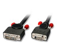 Lindy 1m DVI-A/VGA Cable VGA (D-Sub) Noir