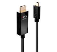 LINDY 1m USB Type C to HDMI 4K60 Adapter Cable with HDR
