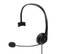 Lindy 20433 écouteur/casque Avec fil Bureau/Centre d'appels Noir