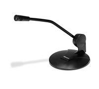 Lindy Microphone de bureau 20440 – Jack 3,5 mm – Noir