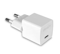 Lindy Chargeur secteur 73410 USB Type‑C PD 20W Smartphone Blanc Prise EU