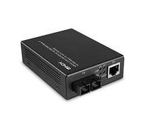 LINDY Convertisseur de médias 25119 - GigE 10/100/1000 MBit/s, fibre optique jusqu'à 550 m