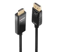 LINDY 2m Active DisplayPort to HDMI Adapter Cable with