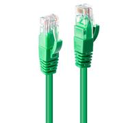 LINDY 2m Cat.6 U/UTP Network Cable, Green 2m Green