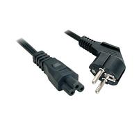 Lindy 2m, CEE 7/7 - IEC 320 C5 Noir CEE7/7 Coupleur C5