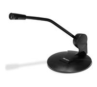 Lindy Microphone de bureau 20440 – Jack 3,5 mm – Noir