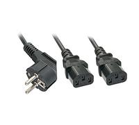 Lindy 30048 Câble Secteur Y Schuko vers 2 x IEC C13