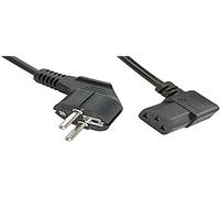 Lindy Câble d'alimentation 30302 – CEE 7/7 mâle pour IEC C13 femelle – 3.00 m – Noir