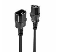LINDY 30320 Rallonge Secteur C14 vers C13, 05m Noir