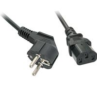 Lindy 30337 IEC-Netzkabel, 5m Schuko-Winkelstecker-IEC320C13