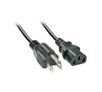 Lindy 30338 Câble Secteur 2m Noir - Coupleur C13 Femelle/Femelle - AWG 18 - Connecteurs Droits - Température de Fonctionnement -10°C à 70°C