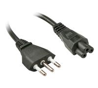 Lindy 30408 Italienisches Netzkabel für Notebooks, 2m IEC-320 C5