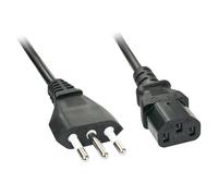 LINDY 30414 IEC Power Cable 3 m Italy Mains IEC320
