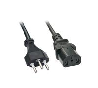 Lindy 30418 - Câble Secteur Noir 3m - Coupleur C13/C13 Femelle-Femelle - -10°C à +70°C - Connecteurs Droit - Code SH 84733080