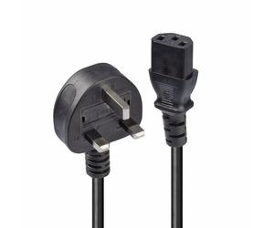 Lindy 30436 câble électrique Noir 7,5 m Prise d'alimentation type G IEC C13