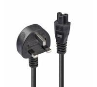 Lindy 30461 câble électrique Noir 3 m Prise d'alimentation type G Coupleur C5