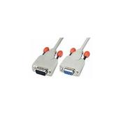 Lindy Câble rallonge RS232 31523 – Sub-D 9 Mâle à Sub-D 9 Femelle 1:1, 20 m