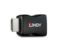 Lindy 32104 Émulateur EDID HDMI 2.0, 18Gbit/s, 2160p, Connecteurs HDMI-A Mâle/Femelle, ABS Noir, 0-60°C, REACH, CE, FCC