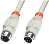 Lindy 33268 Câble de connexion PS/2 m/m, 5m mini DIN 6p.